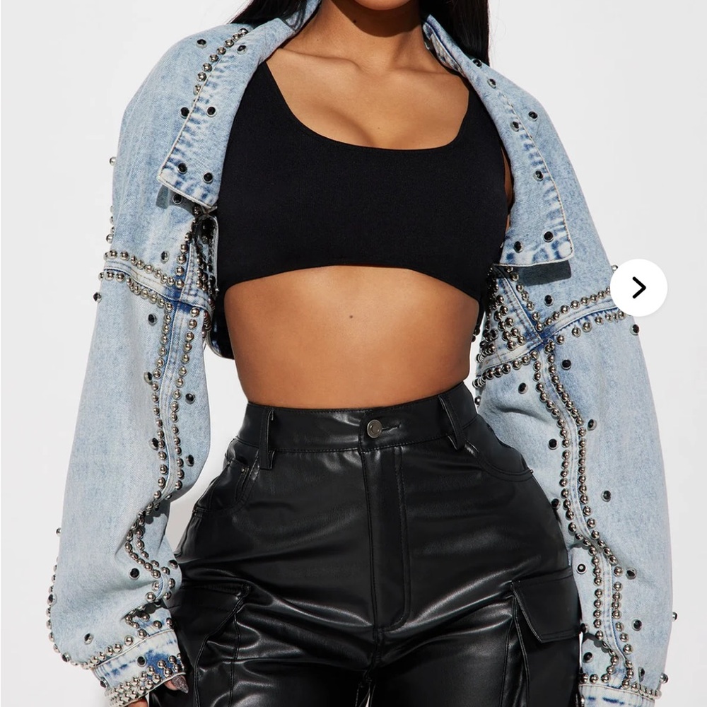 Studded Denim Jacket